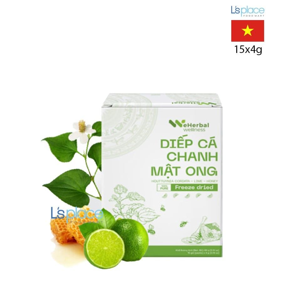 eHerbal Bột uống diếp cá chanh mật ong