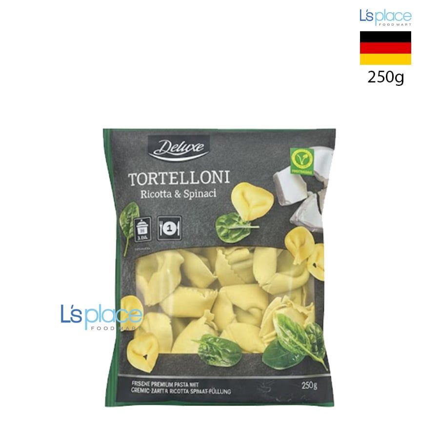 Deluxe Nui tươi Tortelloni vị phomai Ricotta & cải bó xôi