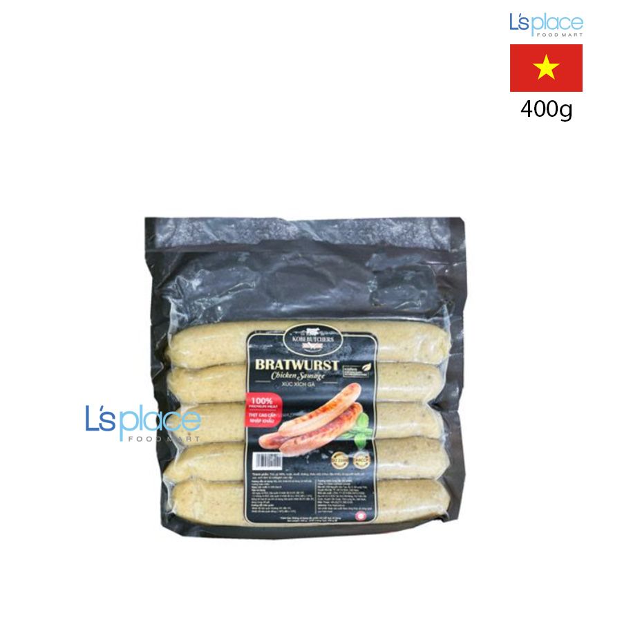 Kobi Butchers Xúc xích gà Bratwurst