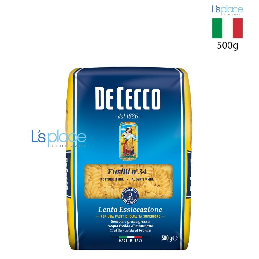 De Cecco Nui xoắn Fusilli No. 34