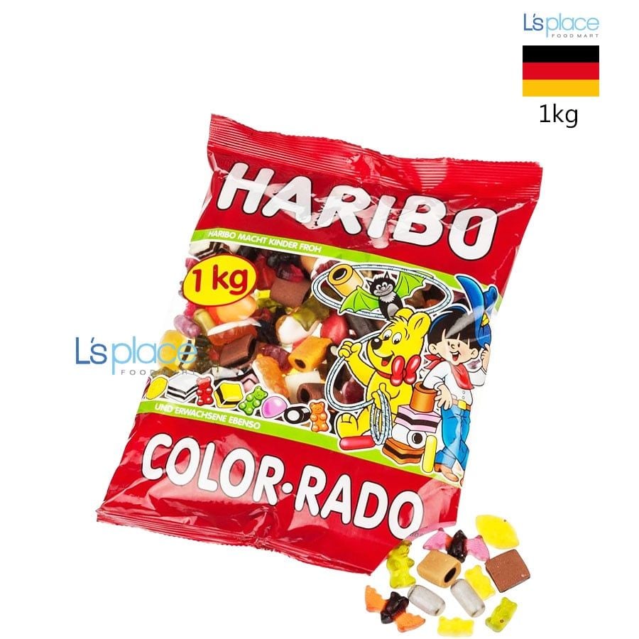 Haribo Kẹo dẻo Color-Rado túi khổng lồ