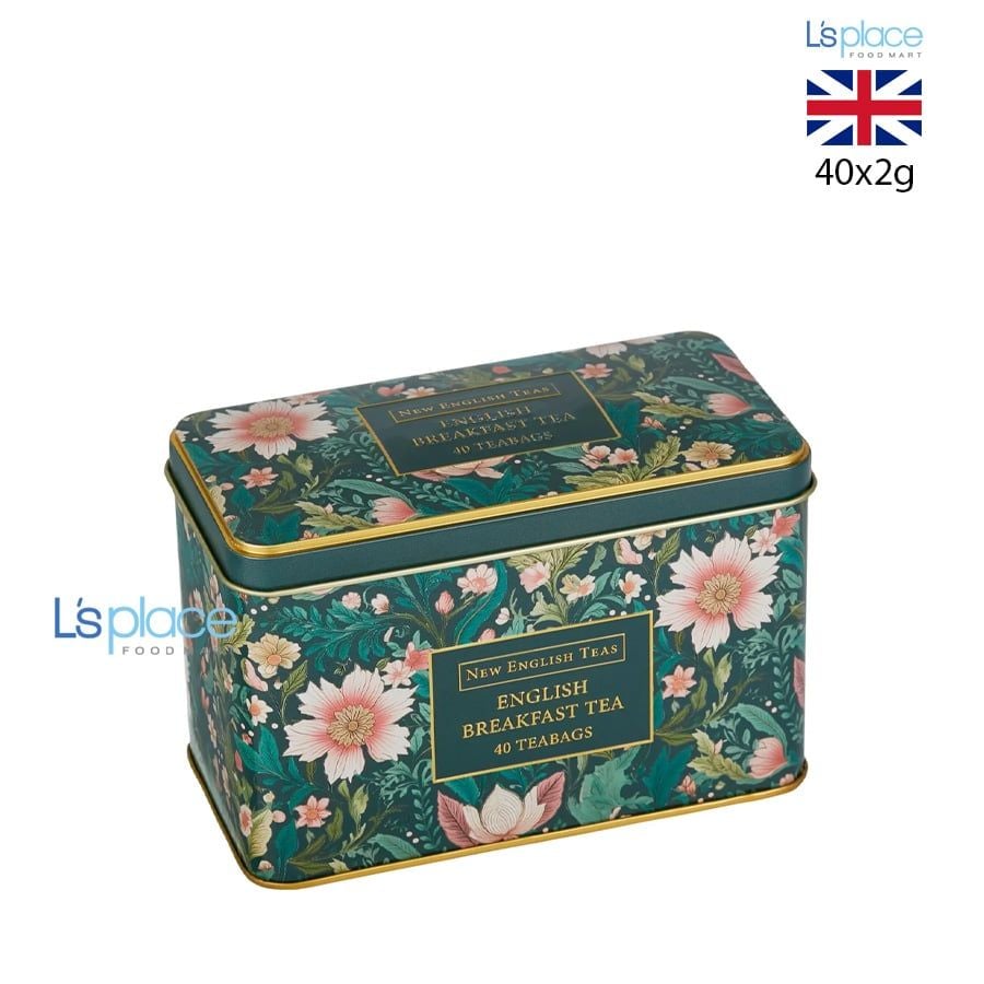 New English Teas Trà Đen English Breakfast hộp thiếc