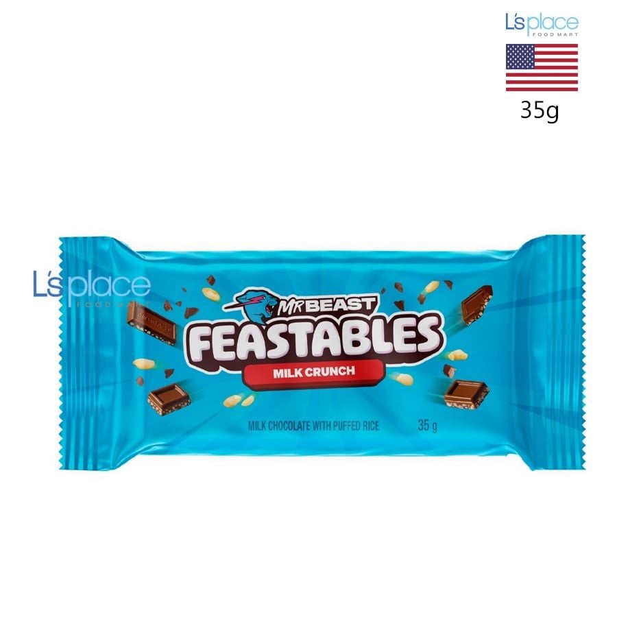 Feastables MrBeast Thanh socola sữa giòn