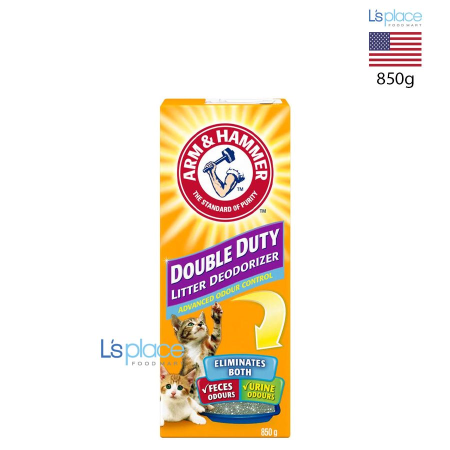 Arm & Hammer Bột khử mùi cát mèo Double Duty