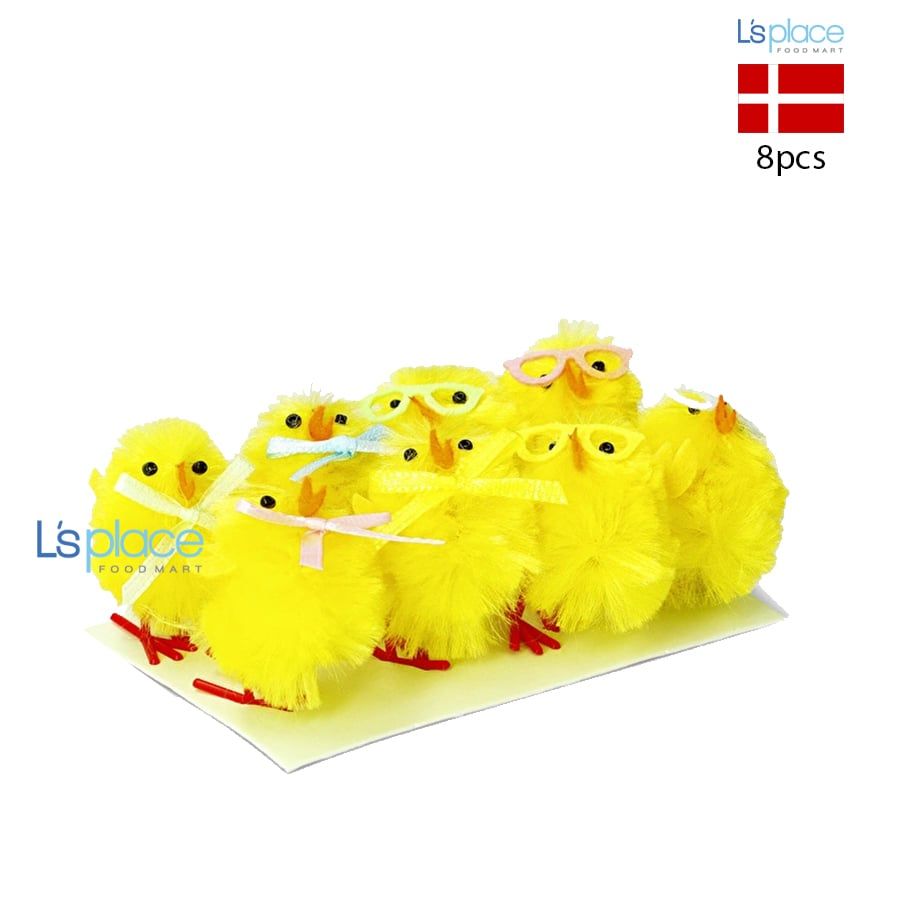 Bộ mô hình gà con trang trí lễ hội Easter chicks