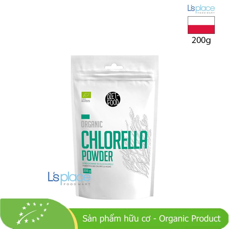 Diet Food Bột tảo lục Chlorella hữu cơ