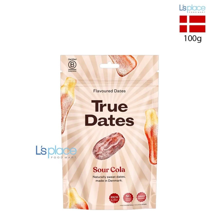 True Dates Quả chà là tẩm vị Cola chua