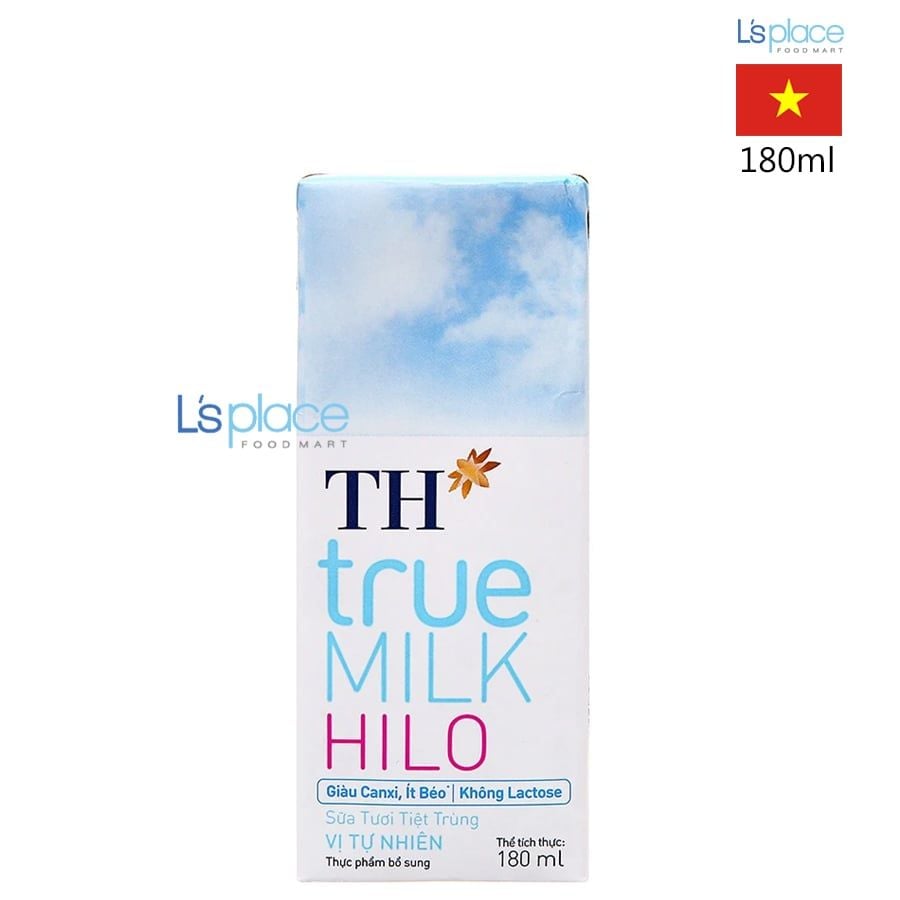 TH True Milk Sữa tươi tiệt trùng HILO hộp nhỏ