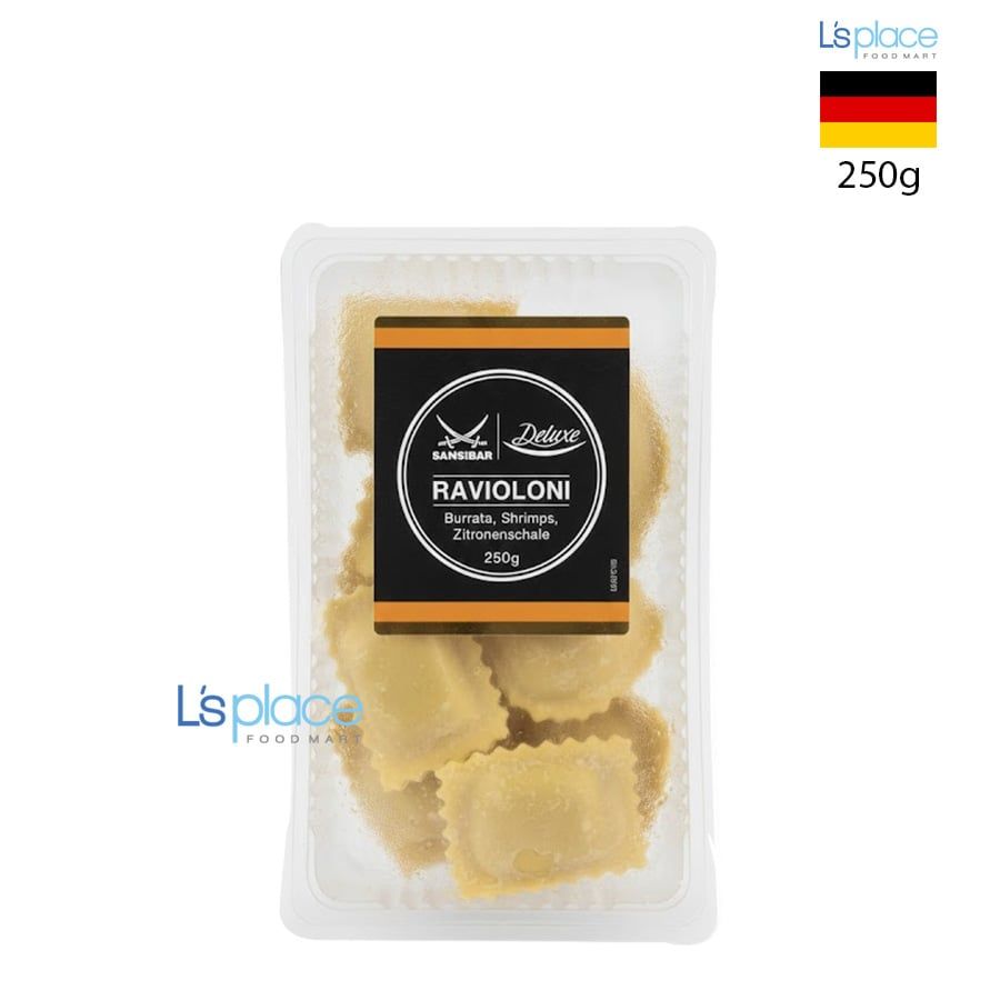 Deluxe Nui tươi Ravioloni vị phomai Burrata và tôm