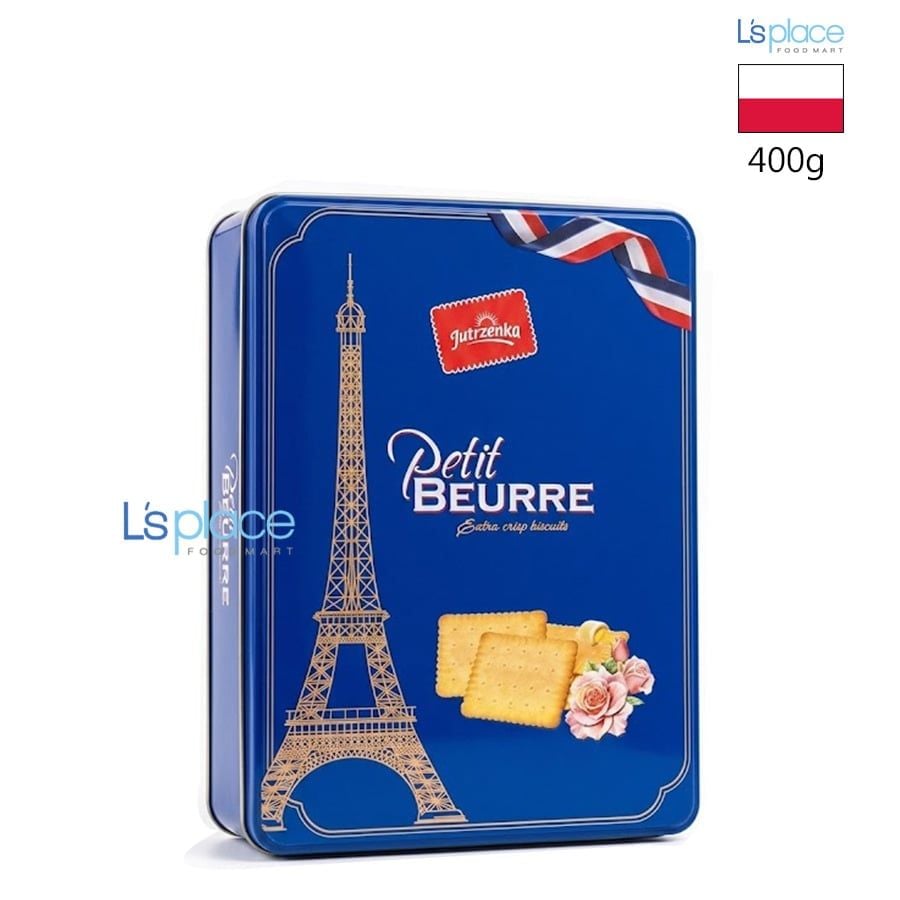Jutrzenka Bánh quy bơ hộp thiếc Petit Beurre