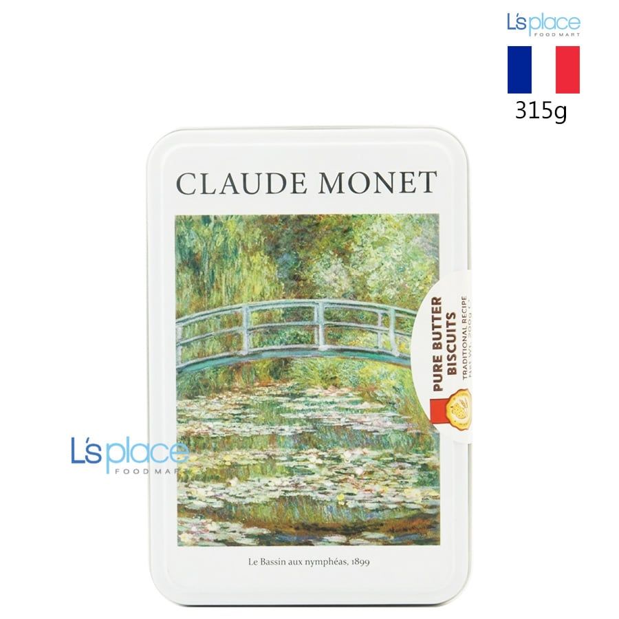 Claude Monet Bánh quy bơ hộp sắt