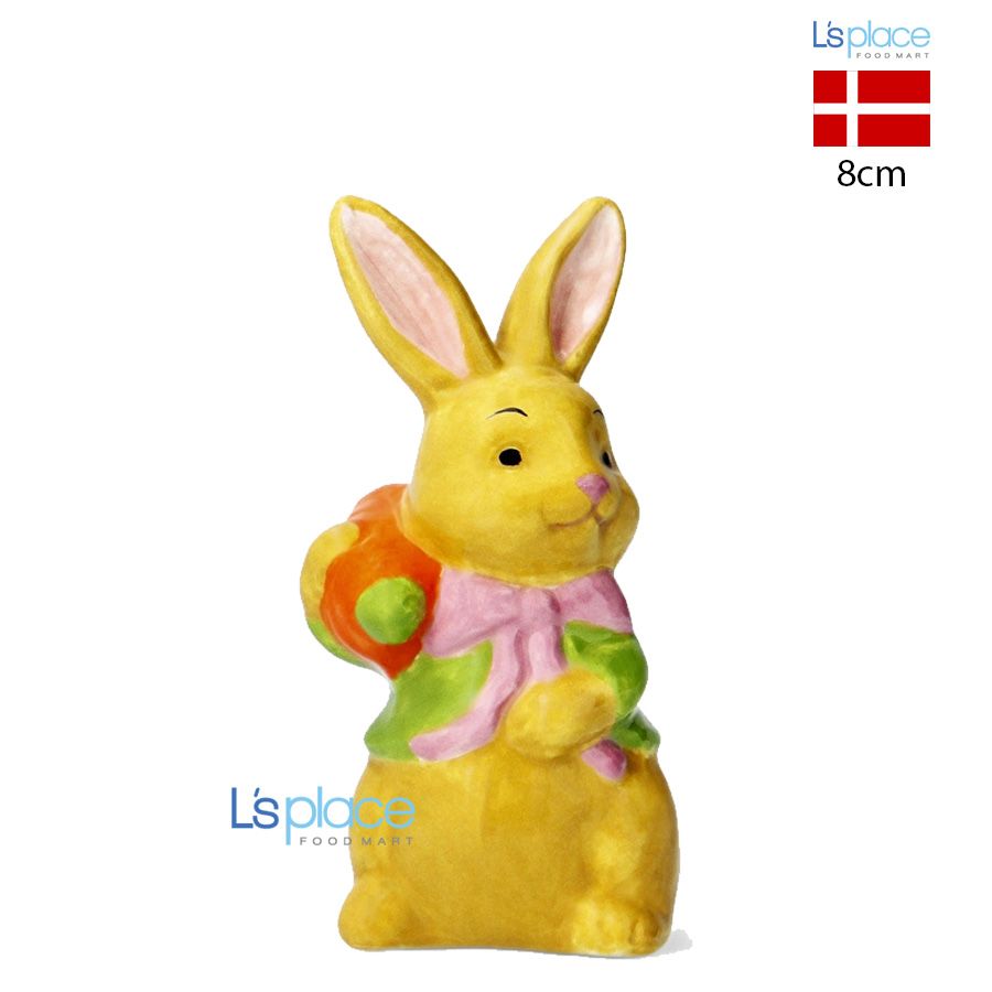 Mô hình trưng bày Thỏ sứ vác cà rốt