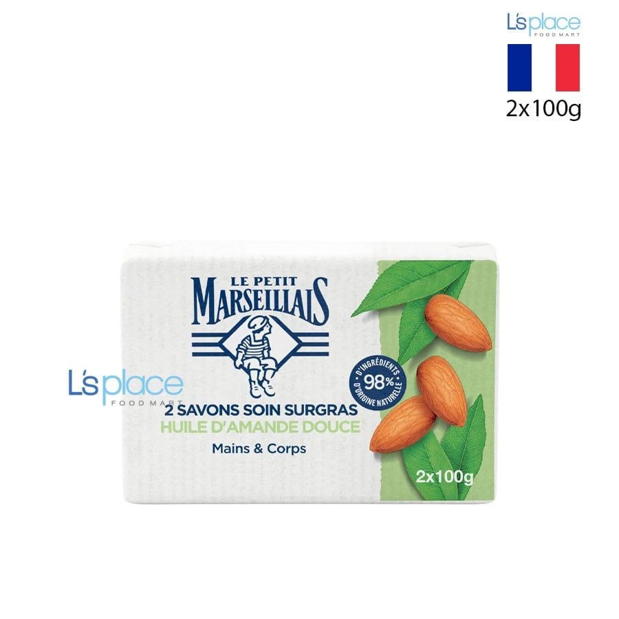 Le Petit Marseillais Bánh xà phòng dầu hạnh nhân