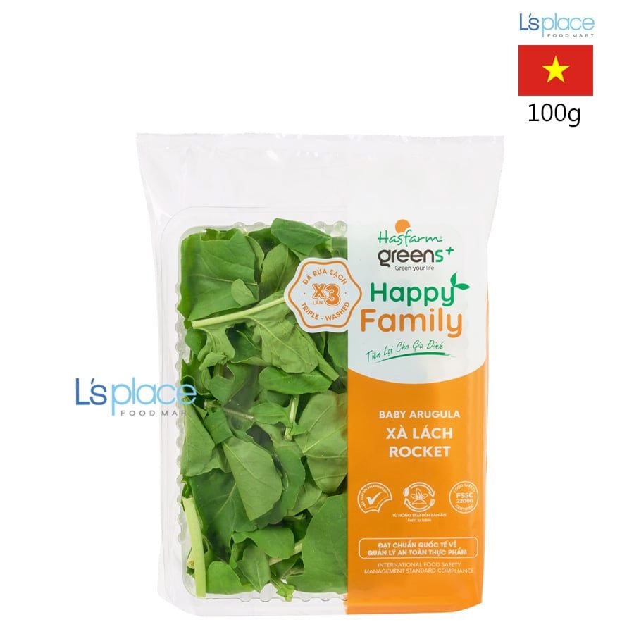 Hasfarm Xà Lách ăn liền Rocket (Arugula)
