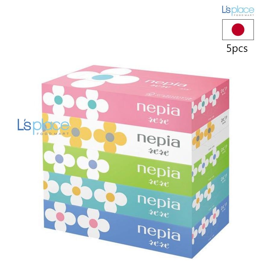 Nepia Set Hộp Giấy Ăn Hình Hoa