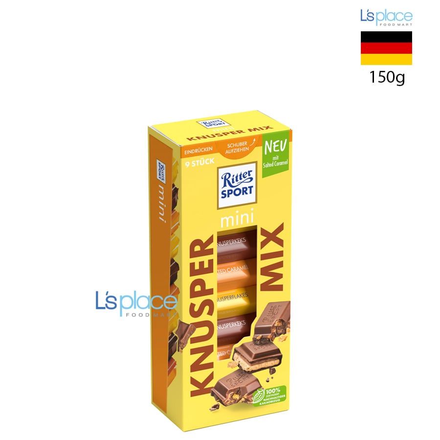 Ritter Sport Socola mini giòn tổng hợp