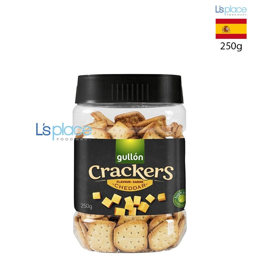 Gullon Bánh quy mặn vị phomai Cheddar