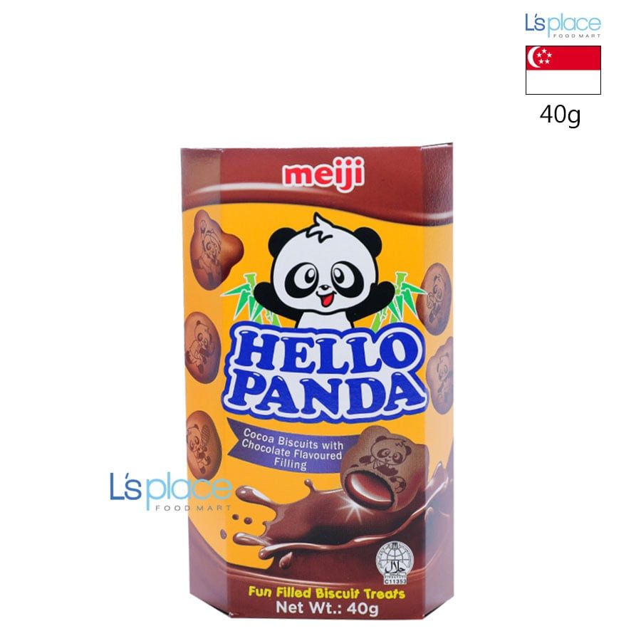Meiji Hello Panda Bánh Quy Ca Cao Nhân Socola