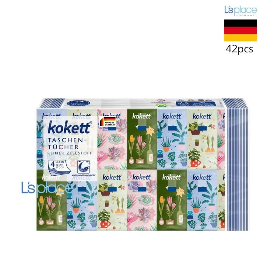 Kokett Set Khăn Giấy Bỏ Túi Cao Cấp 4 lớp