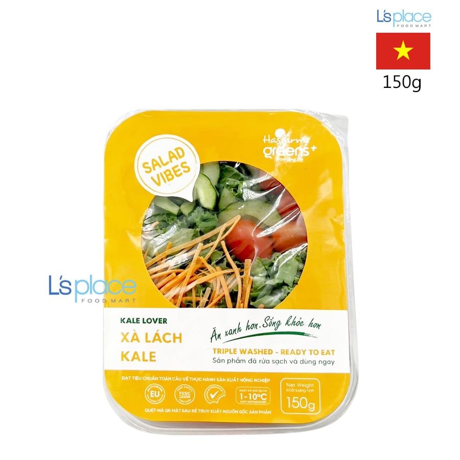 Hasfarm Salad ăn liền Xà Lách Cải Kale