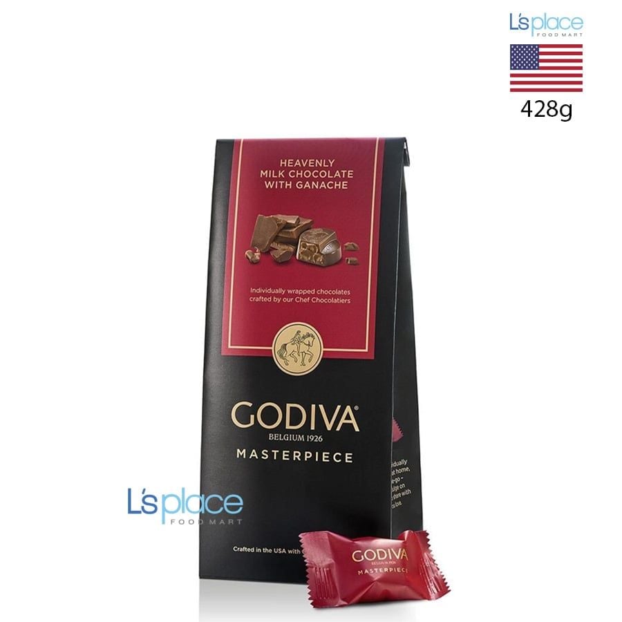 Godiva Socola sữa với ganache Masterpieces