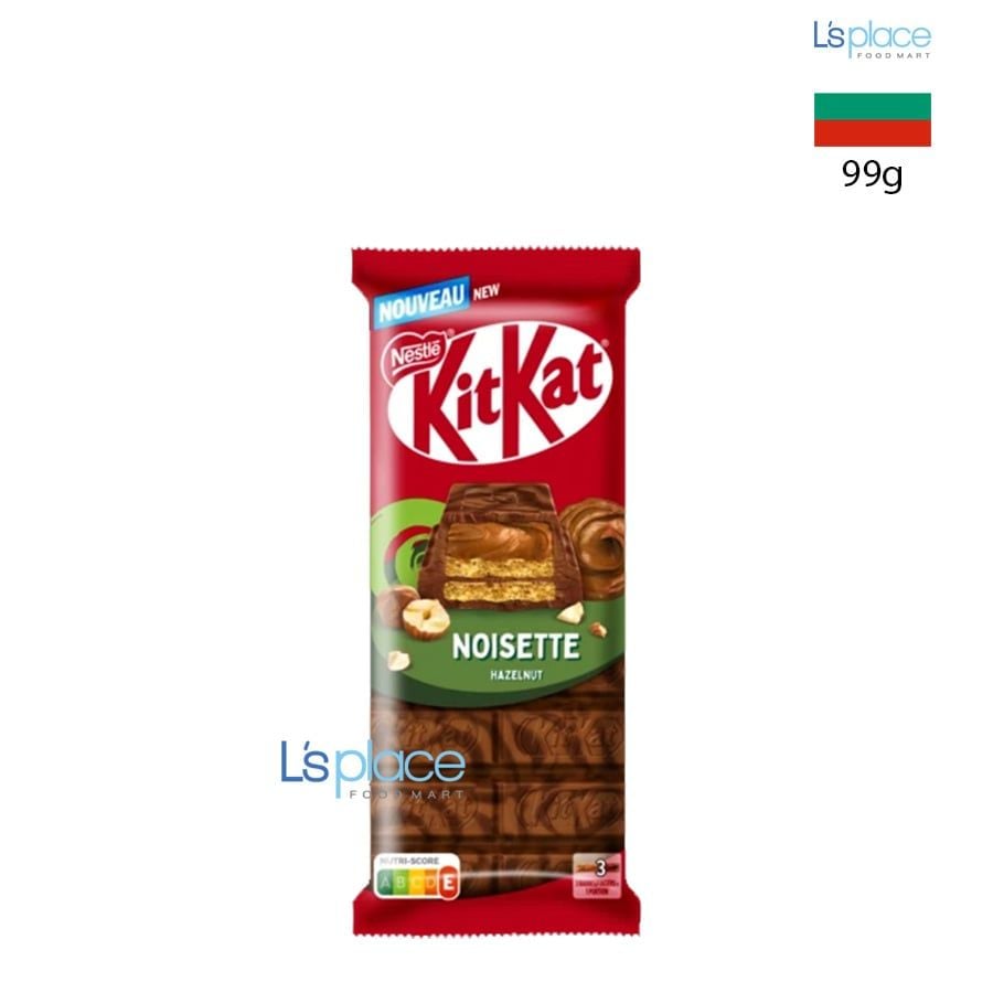 Kitkat Bánh xốp phủ socola hạt phỉ