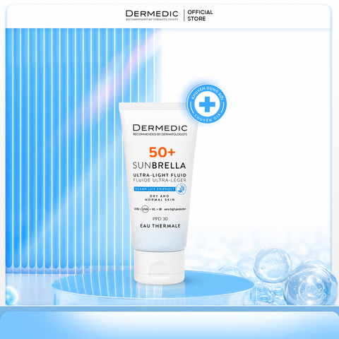 SUNBRELLA Ultra-light fluid SPF 50+ dry and normal skin - Kem chống nắng dành cho da thường, da khô 