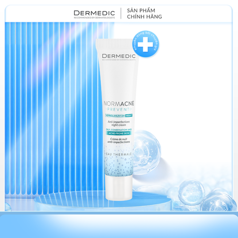  NORMACNE Anti-Imperfections Night Cream - Kem dưỡng ban đêm đa tác động dành cho da dầu, mụn 