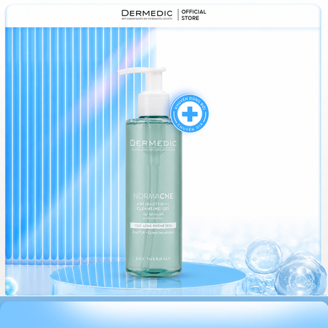  NORMACNE Antibacterial Cleansing Gel - Gel rửa mặt kháng khuẩn da dầu, mụn 
