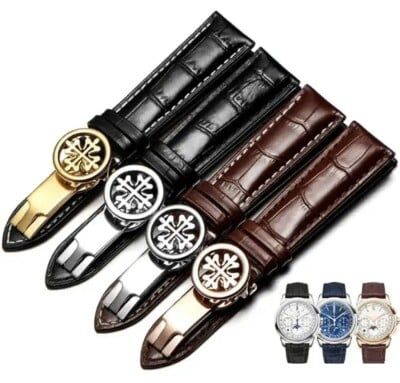  Dây da cá sấu đồng hồ Patek Philippe 