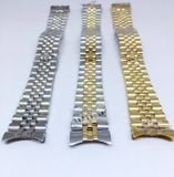  Dây đồng hồ Rolex 6 số mắt đúc cao cấp (3 hàng mắt và 5 hàng mắt) - Khóa Bấm 