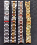  Dây đồng hồ Rolex 6 số mắt đúc cao cấp (3 hàng mắt và 5 hàng mắt) - Khóa Bấm 