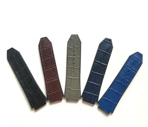  Dây đồng hồ Hublot cá sấu size 42mm 