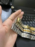  Dây Đồng Hồ Rolex Loại 3 Mắt Đúc Đặc Không Gỉ Size 20 Tặng Kèm Dụng Cụ Thay Dây 