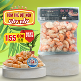  Tôm Thẻ Nõn Gãy Hấp (Vị Giòn - Ngọt)  - Túi 1kg 