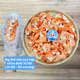  Tôm Thẻ Nõn Oxy Hấp Chừa Đuôi - Thùng 10KG 