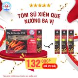 Tôm Sú Xiên Que Nướng Ba Vị hộp 400G