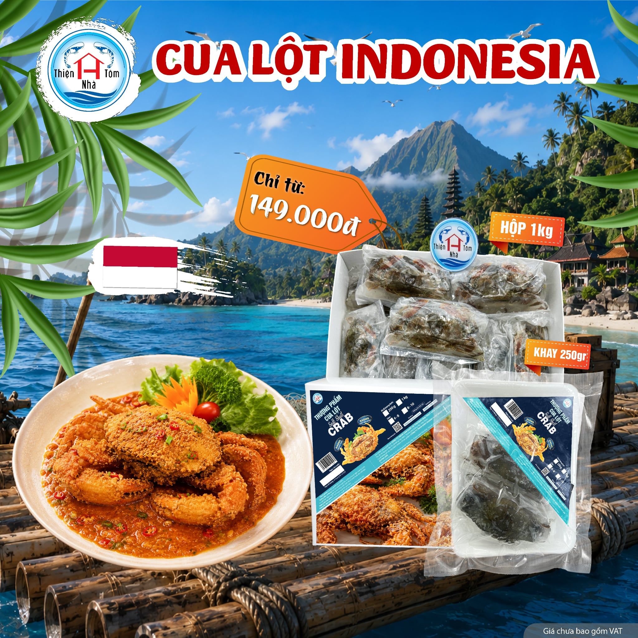  Cua Lột Indonesia 