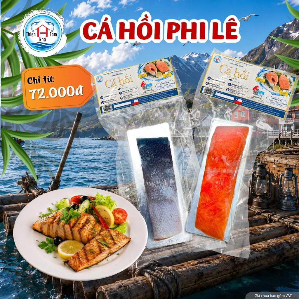  Cá Hồi Phi Lê Chile 