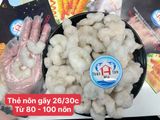  Tôm Thẻ Nõn Gãy (Vị Giòn - Ngọt)  - Thùng 10Kg 