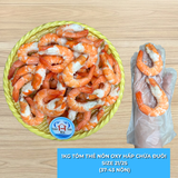  Tôm Thẻ Nõn Oxy Hấp Chừa Đuôi - Thùng 10KG 