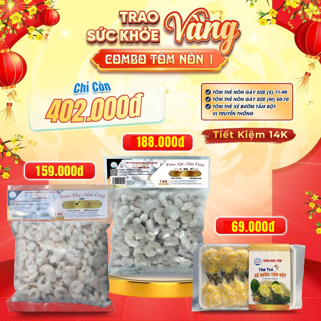  Combo Tôm Nõn 