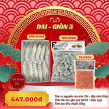  Combo Trải Nghiệm Tôm Nõn Dai - Giòn 