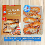  Tôm Càng Hấp Nguyên Con Cao Cấp - Hộp 400G 