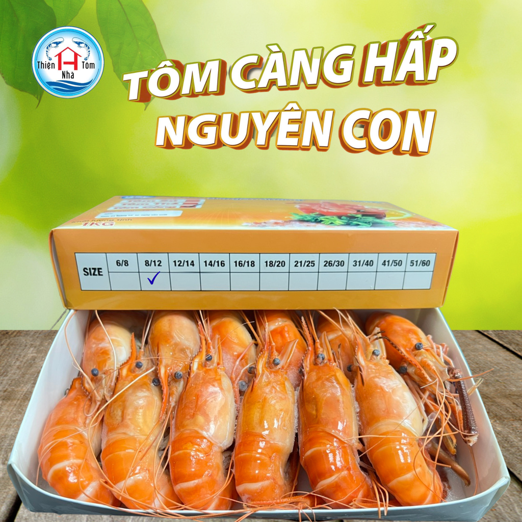  Tôm Càng Oxy Hấp Truyền Thống - Thùng 10kg 