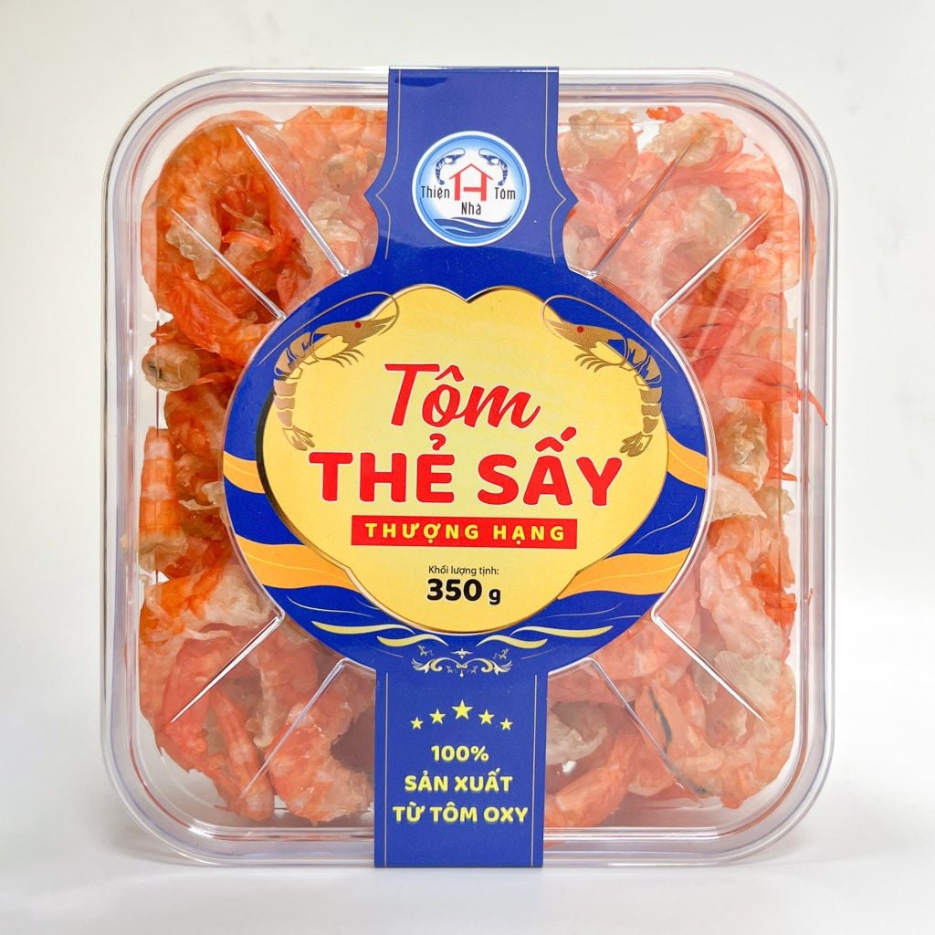  Tôm Thẻ Sấy Thượng Hạng - Hộp 