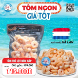 Tôm Thẻ Nõn Hấp (Vị Giòn - Ngọt)  Khay 500g