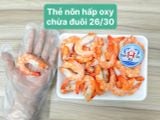  Tôm Thẻ Nõn Oxy Hấp Khay 450G (Dai-Ngọt) 