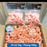  Tôm Thẻ Nõn Oxy Hấp Chừa Đuôi - Thùng 10KG 