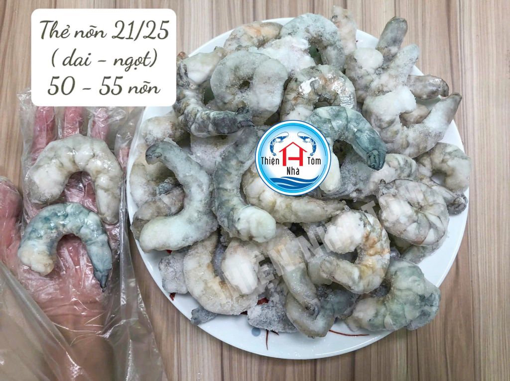  Tôm Thẻ Lột Nõn thùng 10kg 